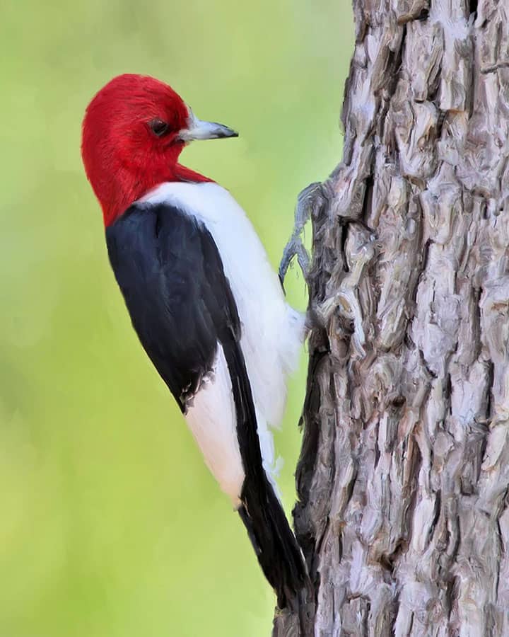 Red-headed Woodpecker bird